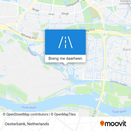Oesterbank kaart