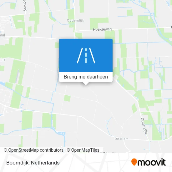 Boomdijk kaart