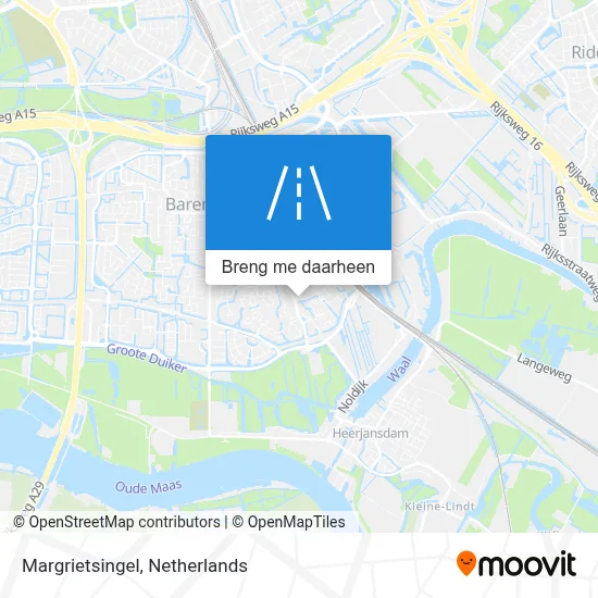 Margrietsingel kaart