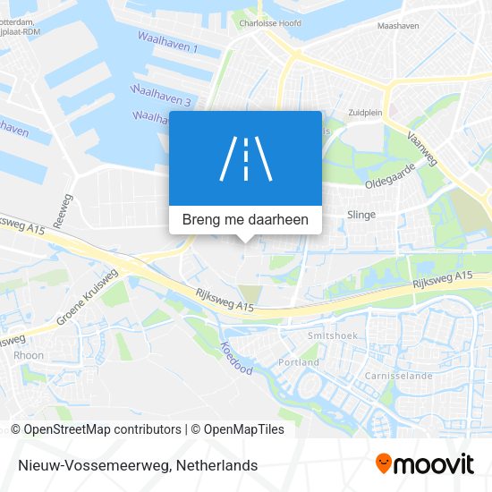 Nieuw-Vossemeerweg kaart