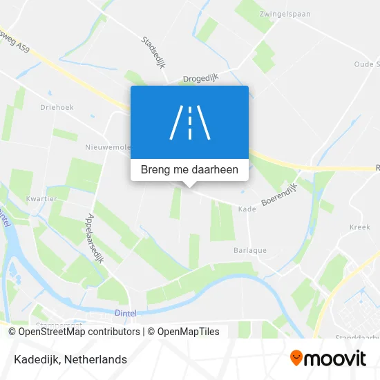 Kadedijk kaart