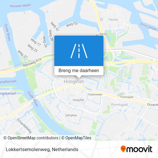 Lokkertsemolenweg kaart