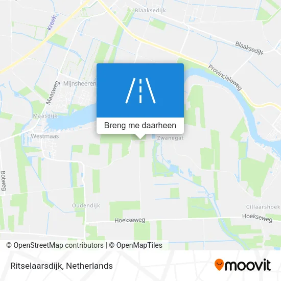 Ritselaarsdijk kaart