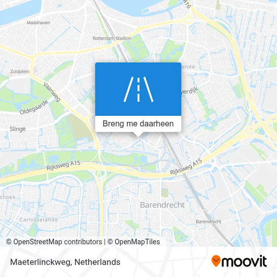 Maeterlinckweg kaart