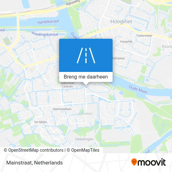 Mainstraat kaart