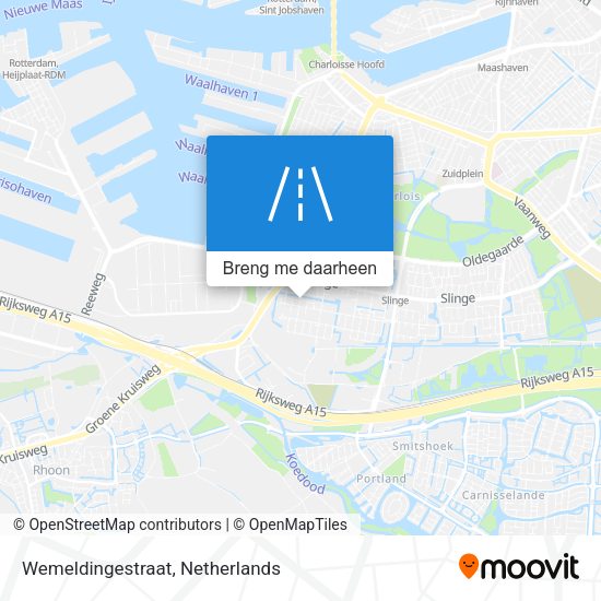 Wemeldingestraat kaart