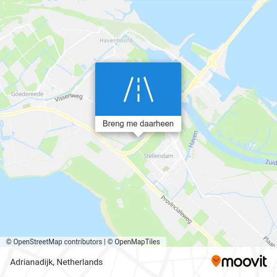 Adrianadijk kaart