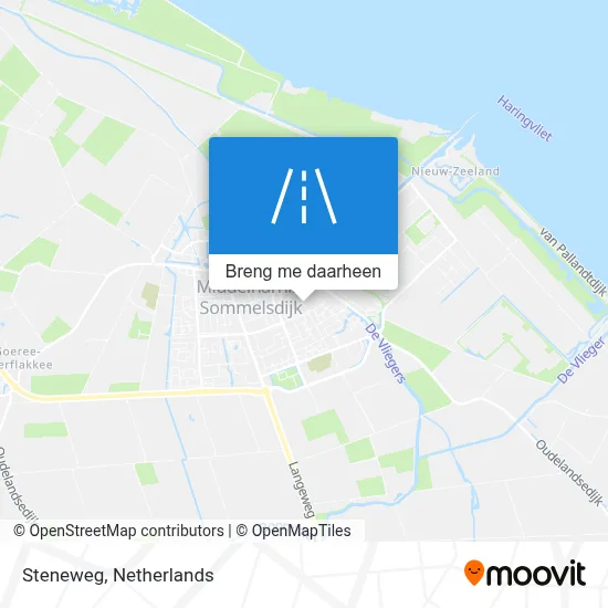 Steneweg kaart