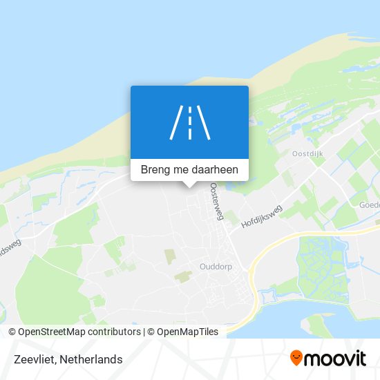 Zeevliet kaart