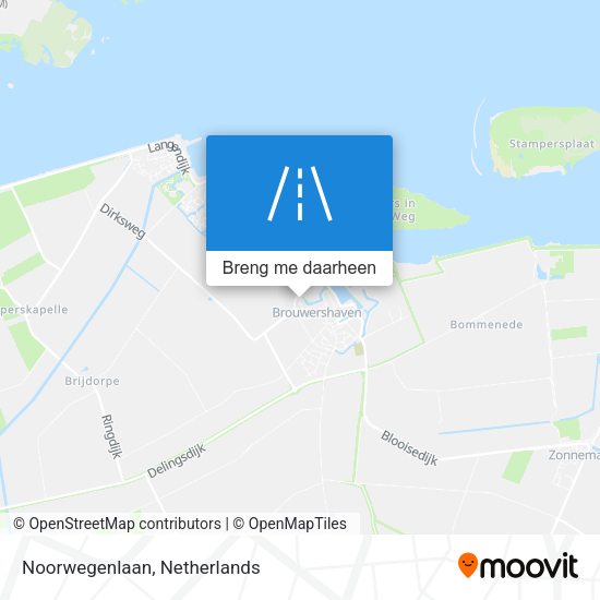 Noorwegenlaan kaart