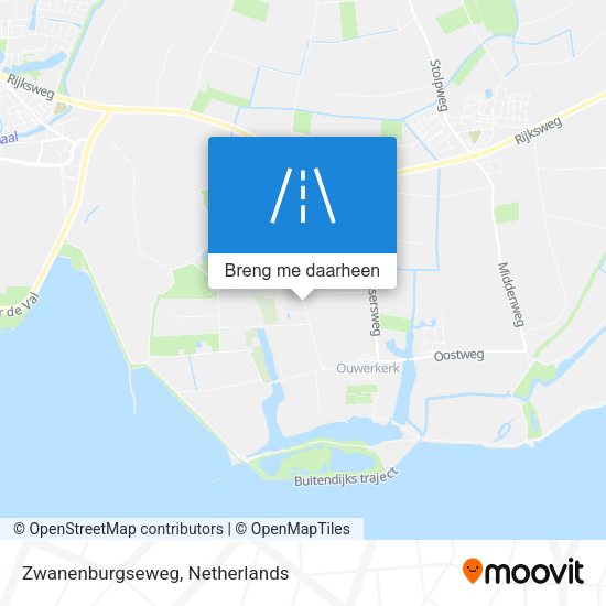 Zwanenburgseweg kaart