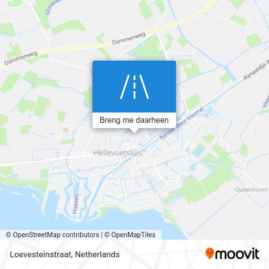 Loevesteinstraat kaart