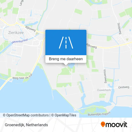 Groenedijk kaart