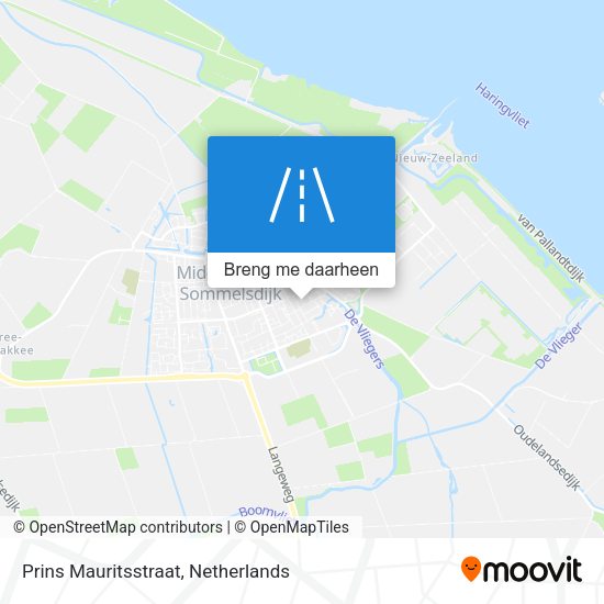 Prins Mauritsstraat kaart