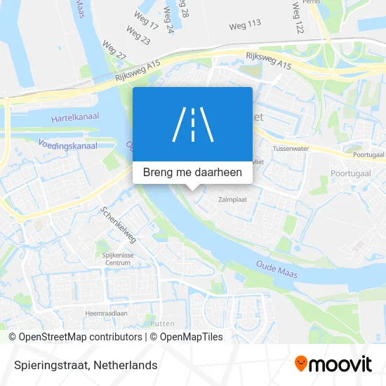 Spieringstraat kaart