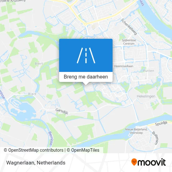 Wagnerlaan kaart