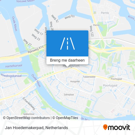 Jan Hoedemakerpad kaart