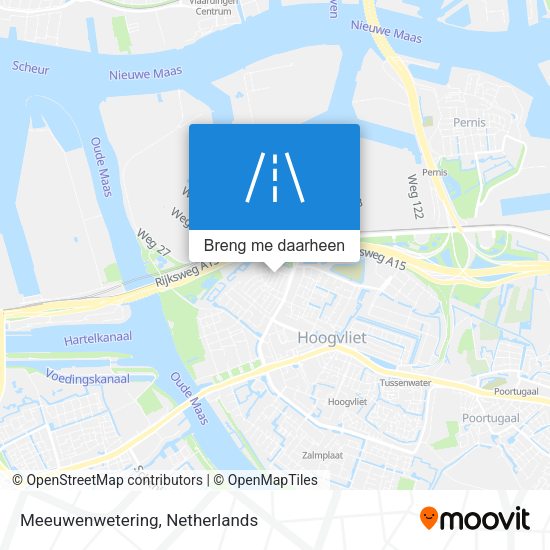 Meeuwenwetering kaart
