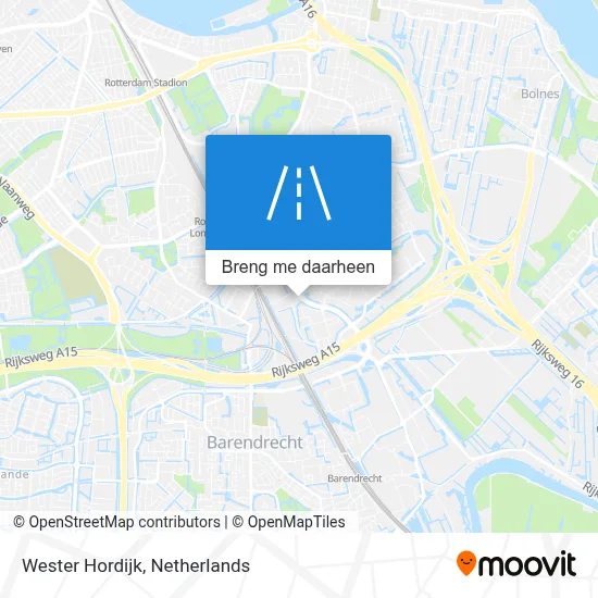 Wester Hordijk kaart