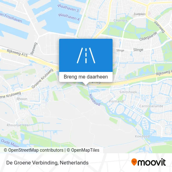 De Groene Verbinding kaart