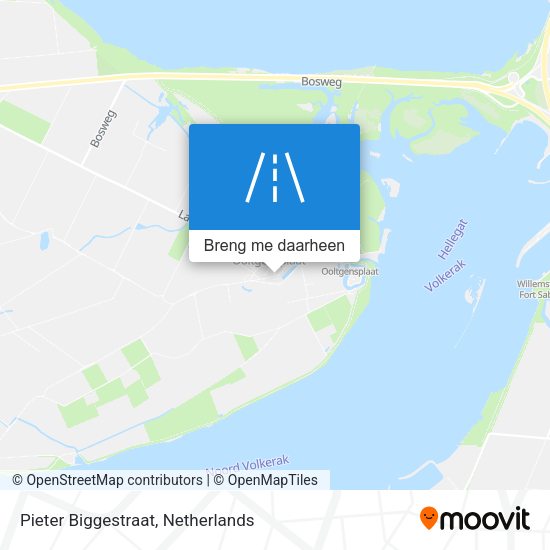 Pieter Biggestraat kaart