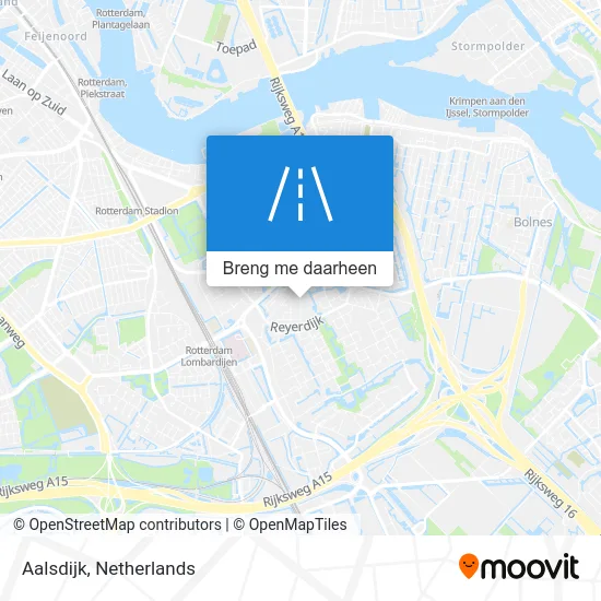 Aalsdijk kaart