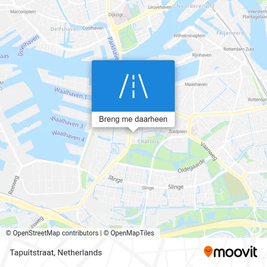 Tapuitstraat kaart