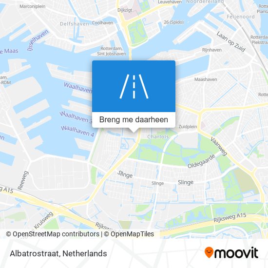 Albatrostraat kaart