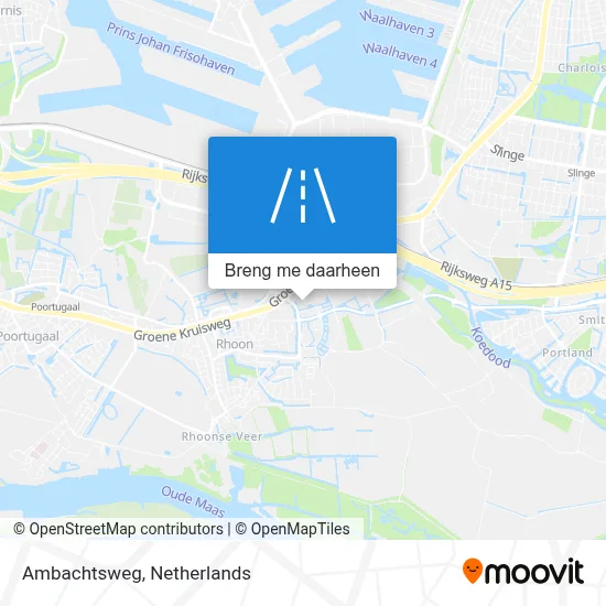 Ambachtsweg kaart