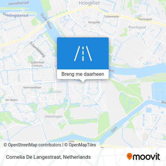 Cornelia De Langestraat kaart