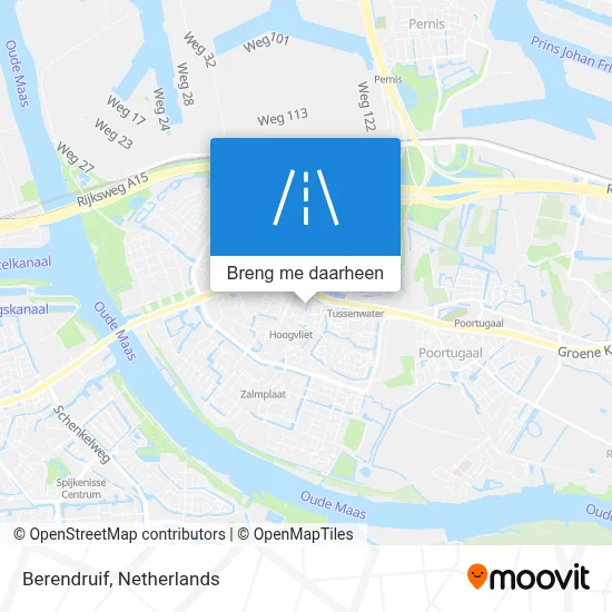 Berendruif kaart