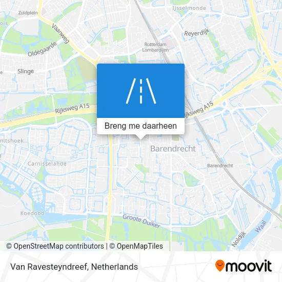 Van Ravesteyndreef kaart