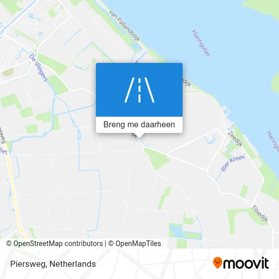 Piersweg kaart