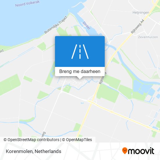 Korenmolen kaart