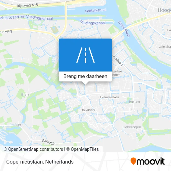 Copernicuslaan kaart