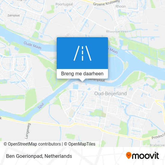 Ben Goerionpad kaart