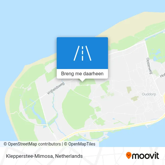 Klepperstee-Mimosa kaart