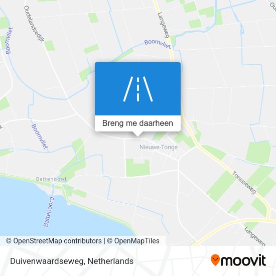 Duivenwaardseweg kaart