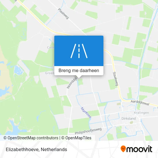 Elizabethhoeve kaart