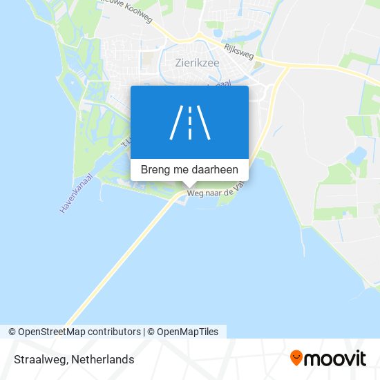 Straalweg kaart