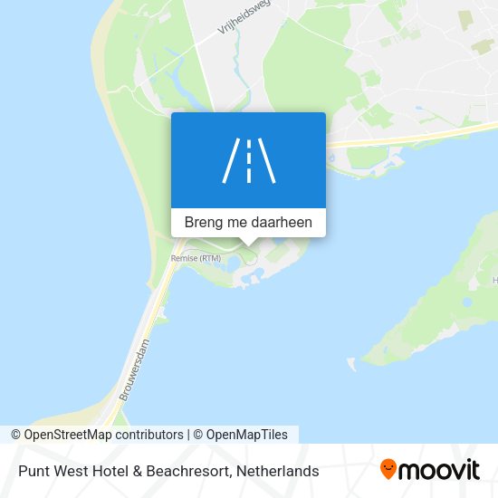 Punt West Hotel & Beachresort kaart