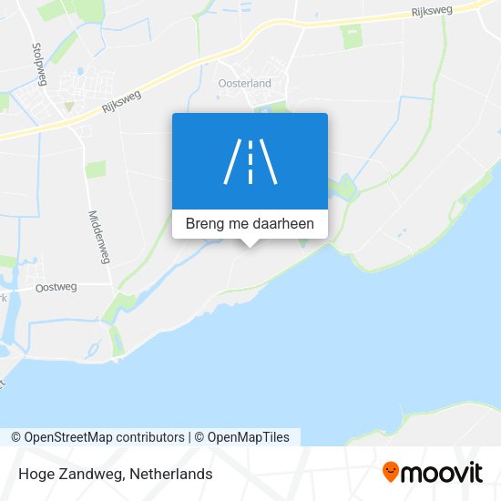 Hoge Zandweg kaart