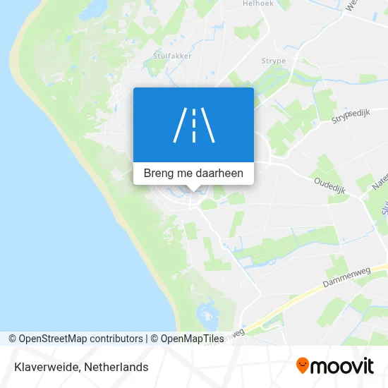Klaverweide kaart