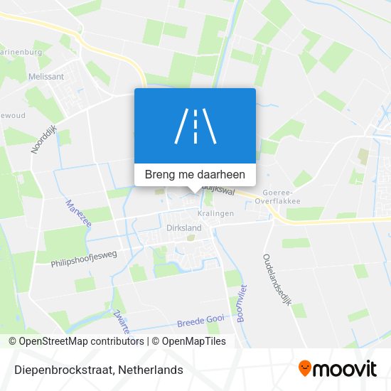 Diepenbrockstraat kaart