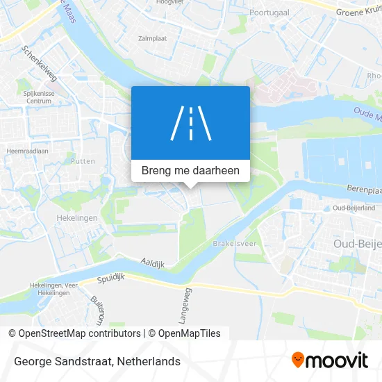 George Sandstraat kaart