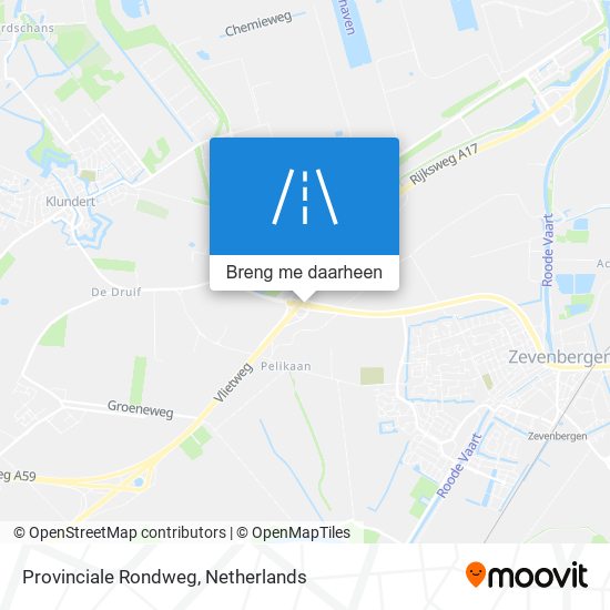 Provinciale Rondweg kaart