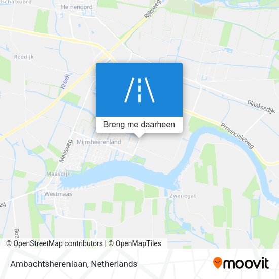Ambachtsherenlaan kaart