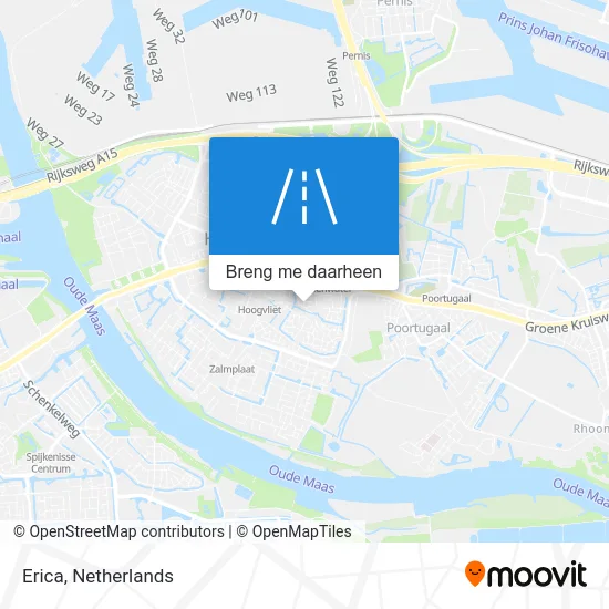 Erica kaart