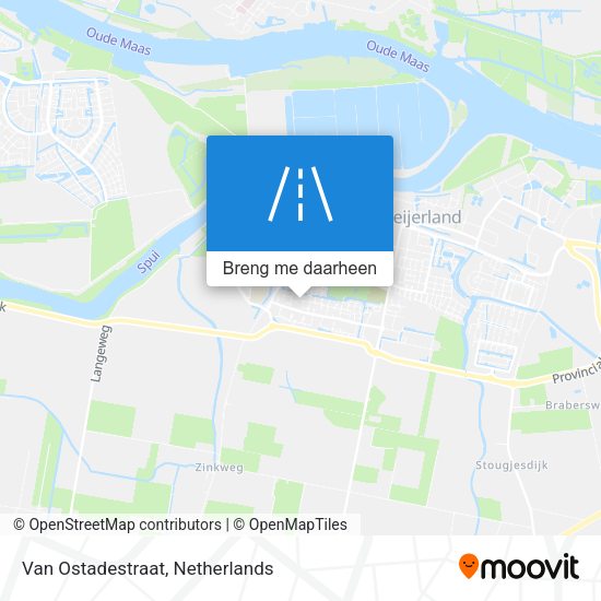 Van Ostadestraat kaart