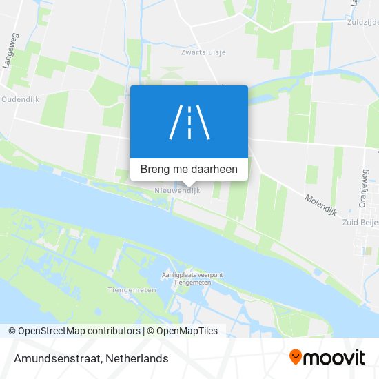 Amundsenstraat kaart